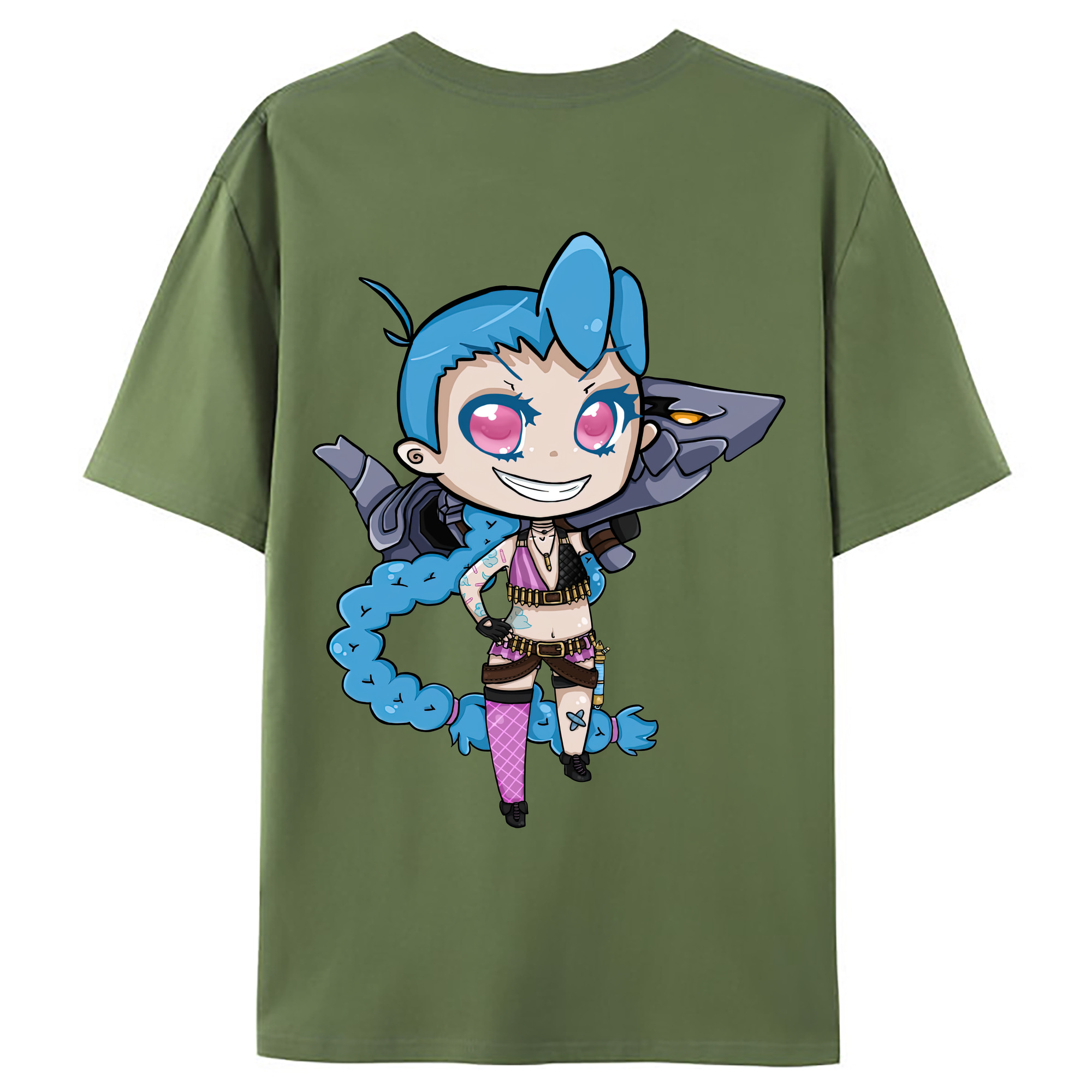 （画像用） リーグ・オブ・レジェンド League of Legends LOL 綿100％ メンズ半袖Tシャツ（バックプリント） 通気性